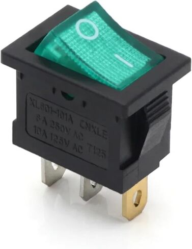 1/5 قطعة KCD1 سلسلة قارب سيارة الروك التبديل 2/3/4/6 دبوس 2/3 موقف مفاتيح الطاقة 6A/250V 10A/125V AC 15 مم × 21 مم (KCD1-203 أسود، 5 قطع) in Kuwait