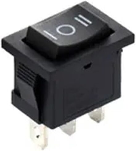 1/5 قطعة KCD1 سلسلة قارب سيارة الروك التبديل 2/3/4/6 دبوس 2/3 موقف مفاتيح الطاقة 6A/250V 10A/125V AC 15 مم × 21 مم (KCD1-203 أسود، 5 قطع) in Kuwait