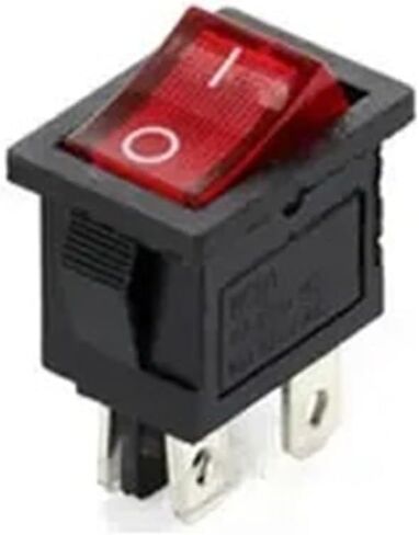 1/5 قطعة KCD1 سلسلة قارب سيارة الروك التبديل 2/3/4/6 دبوس 2/3 موقف مفاتيح الطاقة 6A/250V 10A/125V AC 15 مم × 21 مم (KCD1-203 أسود، 5 قطع) in Kuwait