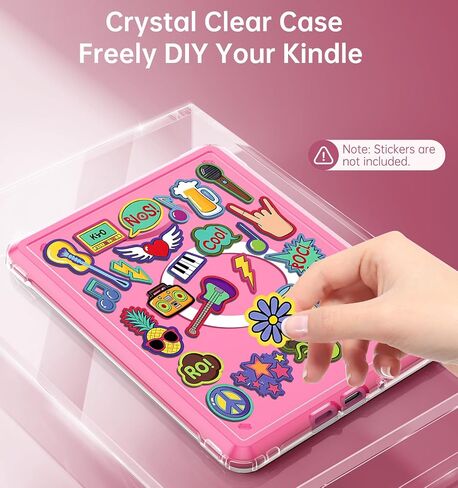 حالة الدوران Moko 360 ° لـ 7 "Kindle Paperwhite 12th Generation 2024 & Kindle Colorsoft 2024/2025 ، غطاء حامل وقائي مغناطيسي قابل للفصل مع الاستيقاظ التلقائي ، التوت ، التوت ، in Saudi Arabia