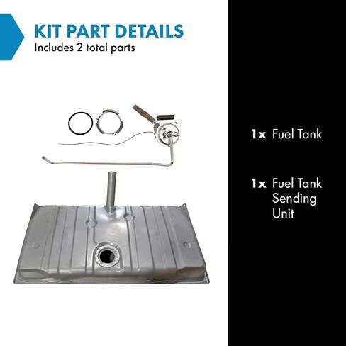 TRQ Fuel Tank & Strap Kit Compatible with 2006-2012 Ford Fusion 2007-2012 Lincoln MKZ 2006-2011 Mercury Milan in Saudi Arabia
