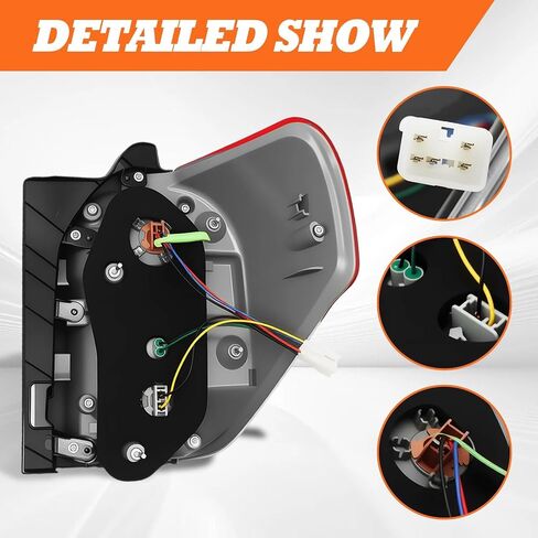 Driver Side Tail Light Compatible with 2010 2011 2012 2013 4Runner Limited SR5 Rear Lamp Taillight 8156135360 TO2818147 (Left) in Saudi Arabia