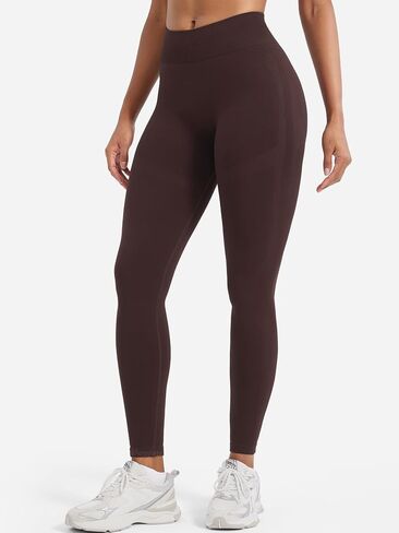 VOYJOY Workout Leggings for Women Seamless Scrunch Butt Lifting Leggings High Waisted Gym Yoga Pants in Saudi Arabia