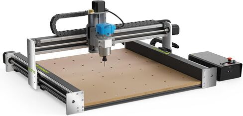 5050 CNC Machine with Linear Rails Ball Screws on 3-Axis, 710W Trim Router Spindle Engraving Milling Machine for Wood Acrylic Aluminum Cutting in Kuwait