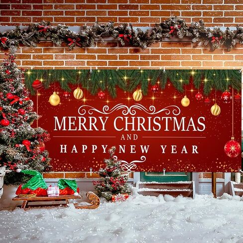 داشان 6 × 13 قدم عيد ميلاد سعيد غطاء باب المرآب عيد الميلاد سانتا كلوز باب المرآب ديكورات راية الشتاء ندفة الثلج خلفية باب المرآب الكبيرة للخارجية ساحة الفناء في الحديقة ديكور لوازم الحفلات in Kuwait