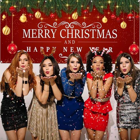 داشان 6 × 13 قدم عيد ميلاد سعيد غطاء باب المرآب عيد الميلاد سانتا كلوز باب المرآب ديكورات راية الشتاء ندفة الثلج خلفية باب المرآب الكبيرة للخارجية ساحة الفناء في الحديقة ديكور لوازم الحفلات in Kuwait