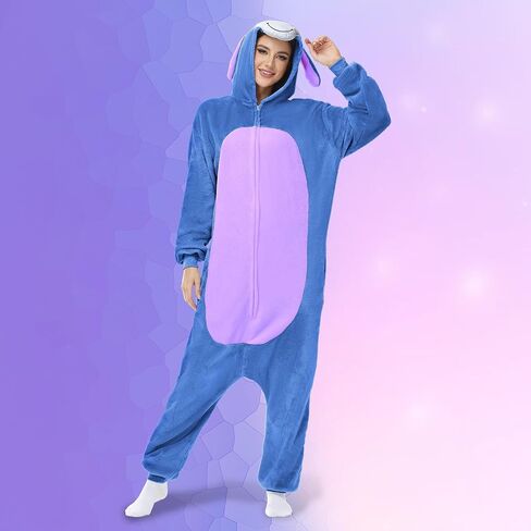 Grey Hooded Donkey Costume Adult - Unisex Animal Onesie for Halloween Cosplay Party in Saudi Arabia