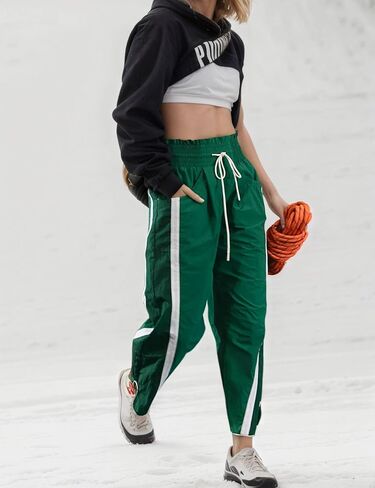 Women's Baggy Wide Leg Sweatpants Y2K Track Pants-Lightweight Champ High Elastic Workout Pants in Saudi Arabia