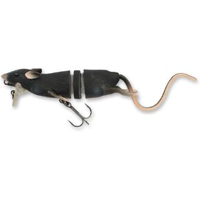 Savage Gear 3D Rad Rat Fishing Bait, 1/2 oz, Grey, Realistic Contours, Colors & Movement, Durable Construction, Versatile Rigging Options, Dual Treble Hook Configuration in Saudi Arabia