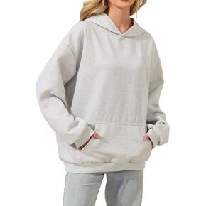 سترات نسائية بغطاء للرأس مطرزة بشكل لطيف على شكل زهرة المحيط وغطاء للرأس وأكمام طويلة كبيرة الحجم للفتيات المراهقات بجيب Y2k in Kuwait