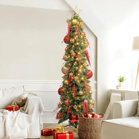 KI Store Christmas Ball Ornaments Champagne 6-Inch Set of 4 Extra Large Hanging Tree Ball Ornament Decorations Super Large Shatterproof Vintage Mercury Balls in Kuwait