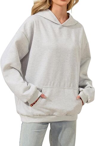 Womens Cute Embroidered Hoodies Flower Ocean Graphic Hooded Oversized Long Sleeve Teen Girls Y2k Pocket Sweatshirts in Kuwait