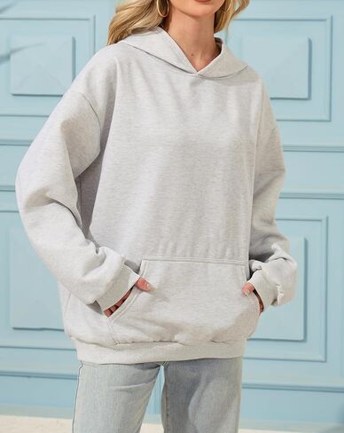 Womens Cute Embroidered Hoodies Flower Ocean Graphic Hooded Oversized Long Sleeve Teen Girls Y2k Pocket Sweatshirts in Kuwait