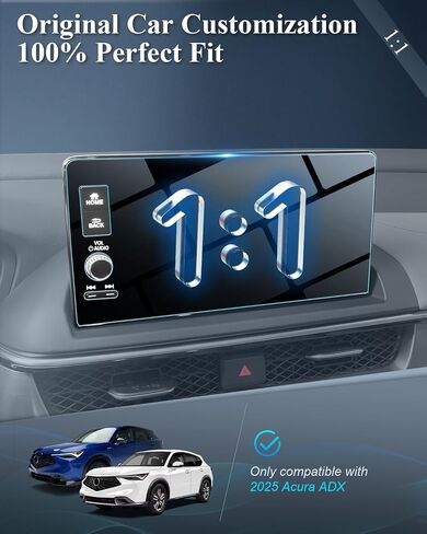 Bibibo لـ 2024 2025 2026 Acura MDX Screen Protector 2022-2025 2026 Acura MDX (MDX/MDX Type S/Technology/A-Spec/Advance) 12.3 "الزجاج المقسى [مضاد للتهج in Saudi Arabia