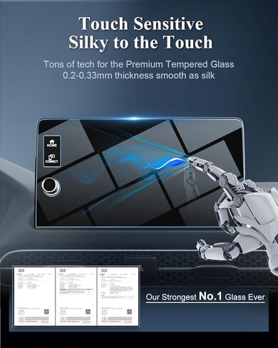 BIBIBO for 2024 2025 2026 Acura MDX Screen Protector 2022-2025 2026 Acura MDX (MDX/MDX Type S/Technology/A-Spec/Advance)12.3" Tempered Glass [Anti Glare& Scratch Ultra-Clear] 2022-2026 Acura MDX Accessories in Saudi Arabia