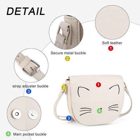 Gladdon Crossbody Bags for Teen Girls Small Fashion Preteen Purses Cat in Kuwait