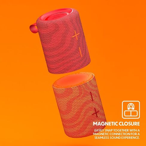 Stromberg - Mega Twin 2 in 1 Design - مكبر صوت بلوتوث المحمول ، الطاقة 20W ، وقت اللعب لمدة 11 ساعة ، مصابيح RGB متوافقة مع AUX in Kuwait