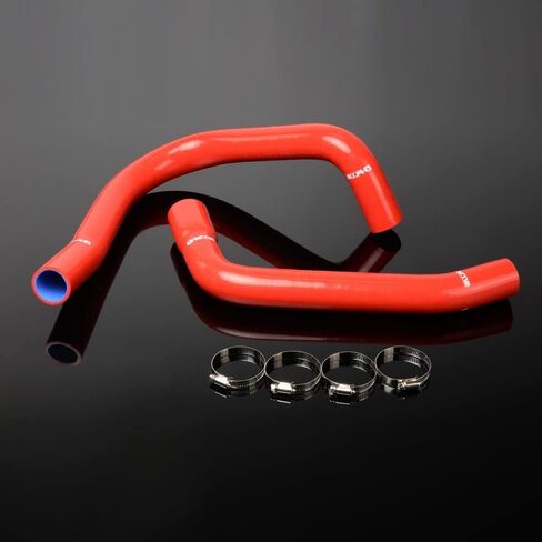 G-PLUS Silicone Radiator Coolant Hose Kit Clamps Compatible With 2007-2013 Chevy Silverado 1500 H/P Red in Saudi Arabia