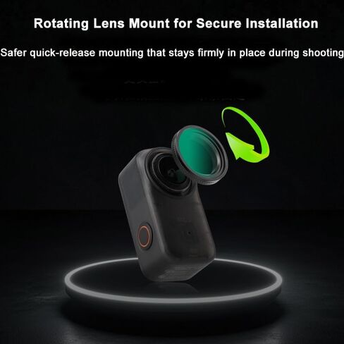 زجاج بصري عالي الدقة UV+CPL+ND8/16/32/64+1/4 مرشح عدسة ضباب أسود لكاميرا DJI Osmo Nano مستقطبة تقلل من ملحقات المرشحات المقاومة للماء والمضادة للخدش باللون الأزرق (الأشعة فوق البنفسجية) in Kuwait