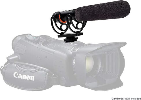 Digital Nc Advanced Super Cardioid Microphone for Canon VIXIA HF G40 (Stereo/Shotgun) with Dead Cat Wind Muff in Saudi Arabia