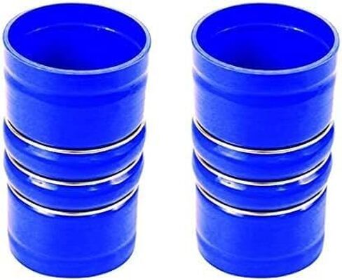 TORQUE Silicone Silicone Blue CAC Charge Air Cooler Hump Hose w/T-bolt Clamps Set 3.5" x 6 3/8" for Semi Trucks (Replaces Volvo 20550690,70396458, Mack 45MD384M) (1 x TRCAC20550690 + 2 x TRCL425456) in Saudi Arabia