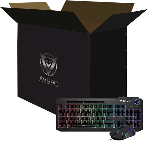 AVGPC Hellfire Gaming PC AMD Ryzen 5 9600x ؛ Radeon RX 9060 XT 8GB ؛ 32GB DDR RAM ؛ 1 TB NVME M.2 SSD ؛ 360mm AIO سائل مبرد. عشاق ArgB wifi/ac ؛ قضية الغرفة المزدوجة ؛ Windows 11 Home in Kuwait