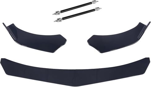 Front Lip Body Kits Glossy Black Compatible with 2016-2020 Honda Civic Front Bumper Lower Lip Splitter Spoiler (3 pcs) in Kuwait