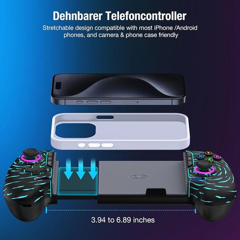 Axybcool Wireless Phone Controller ، وحدة التحكم في لعبة الهاتف المحمول تدعم Xbox Game Pass Xbox ONE in Kuwait