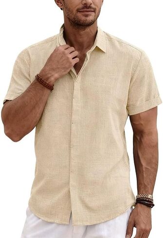 Mens Casual Breathable Summer Lightweight & Comfortable Short Sleeve T-Shirt in Saudi Arabia