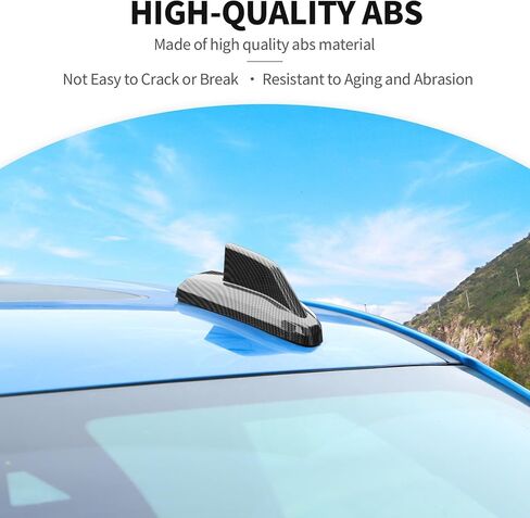 Jecar Black Shark Fin Roof Attenna Cover Trim متوافق مع Chevy Silverado & Tahoe & Suburban & GMC-Yukon & GMC-Sierra & Cadillac Escalade 2019-2025 in Kuwait