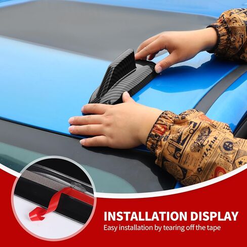 Jecar Black Shark Fin Roof Attenna Cover Trim متوافق مع Chevy Silverado & Tahoe & Suburban & GMC-Yukon & GMC-Sierra & Cadillac Escalade 2019-2025 in Kuwait