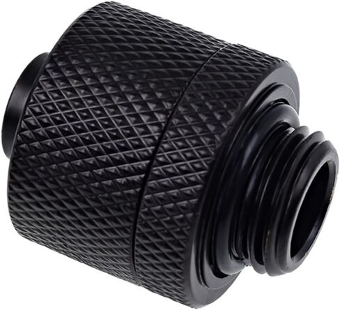 Alphacool Eiszapfen G1/4" to 10mm ID, 16mm OD Compression Fitting for Soft Tubing, Chrome, 12-pack in Saudi Arabia