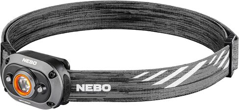 Nebo Mycro 450 مصابيح أمامية قابلة للشحن | 450 شمعة ، 6 أوضاع ضوئية ، مقاومة للماء ، مقطع قبعة قابلة للفصل ، مصباح رأس مشرق للغاية للتخييم والمشي لمسافات طويلة ، يشمل كابل شحن USB - الأزرق in Kuwait