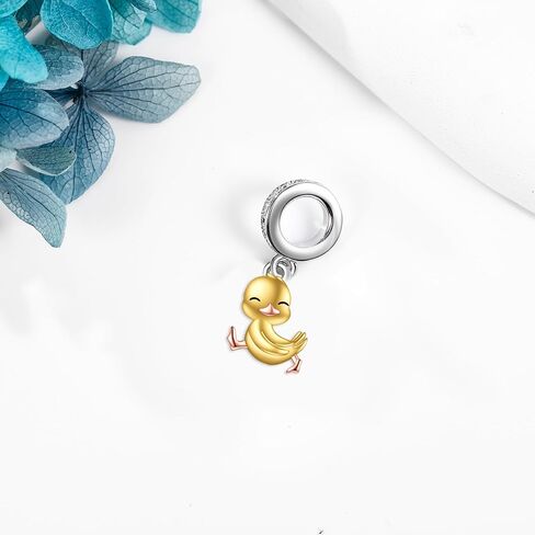 URONE Crab Charms الخرز لأساور فضة المحيط شاطئ Charms الخرز مجوهرات هدايا للنساء سوار وقلادة in Saudi Arabia