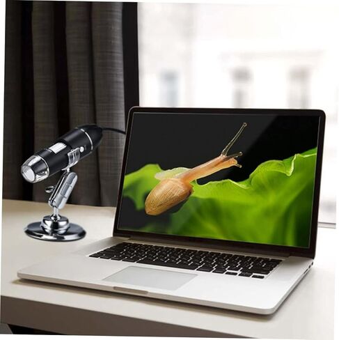 قطعة واحدة من مجهر USB عالي الطاقة، مجهر إلكتروني للأجهزة اللوحية والهواتف الذكية لاختبار المجوهرات والاستكشاف العلمي، تصميم متين على المدى الطويل in Kuwait