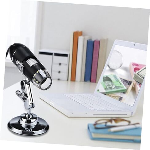قطعة واحدة من مجهر USB عالي الطاقة، مجهر إلكتروني للأجهزة اللوحية والهواتف الذكية لاختبار المجوهرات والاستكشاف العلمي، تصميم متين على المدى الطويل in Kuwait