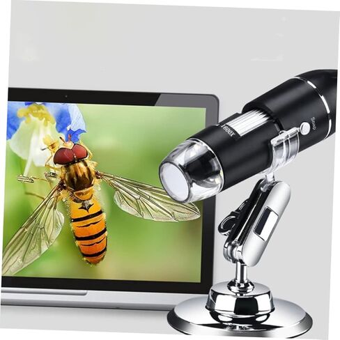قطعة واحدة من مجهر USB عالي الطاقة، مجهر إلكتروني للأجهزة اللوحية والهواتف الذكية لاختبار المجوهرات والاستكشاف العلمي، تصميم متين على المدى الطويل in Kuwait