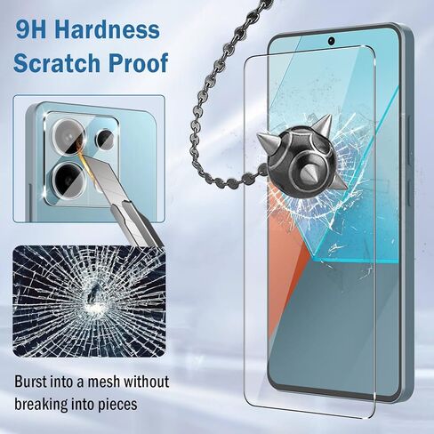 2 Pack 3D Compatible with Motorola Edge 2024/2023 Screen Protector,3D Full Coverage 9H Tempered Glass Film,HD Clear Scratch Resistant,Bubble-Free for Moto Edge 2024 Screen Protector in Kuwait