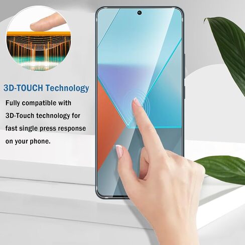 2 Pack 3D Compatible with Motorola Edge 2024/2023 Screen Protector,3D Full Coverage 9H Tempered Glass Film,HD Clear Scratch Resistant,Bubble-Free for Moto Edge 2024 Screen Protector in Kuwait