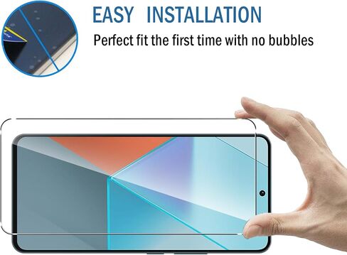 2 Pack 3D Compatible with Motorola Edge 2024/2023 Screen Protector,3D Full Coverage 9H Tempered Glass Film,HD Clear Scratch Resistant,Bubble-Free for Moto Edge 2024 Screen Protector in Kuwait