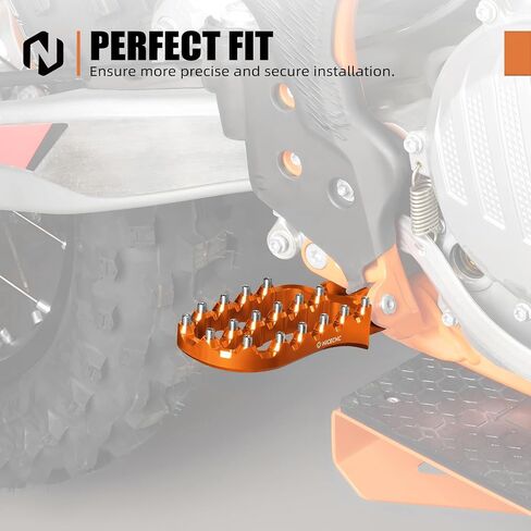 NICECNC Blue Motorcycle Wide Foot Pegs Footrest Compatible with Husqvarna 125-501 TE FE 2017-23 125-501 TX FX TC FC 2017-22,Compatible with KTM 125-500 XC XCF SX SXF 2017-22,See fitment in Saudi Arabia
