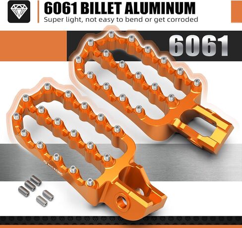 NICECNC Blue Motorcycle Wide Foot Pegs Footrest Compatible with Husqvarna 125-501 TE FE 2017-23 125-501 TX FX TC FC 2017-22,Compatible with KTM 125-500 XC XCF SX SXF 2017-22,See fitment in Saudi Arabia