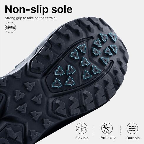 FREE SOLDIER Waterproof Hiking Work Boots Men's Tactical Boots 6 Inches Lightweight Military Boots Breathable Desert Boots(Black 8.5) in Saudi Arabia