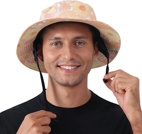 Surf Hats for Men Women, UPF50+ UV Protection Waterproof Sun Bucket Hats in Kuwait