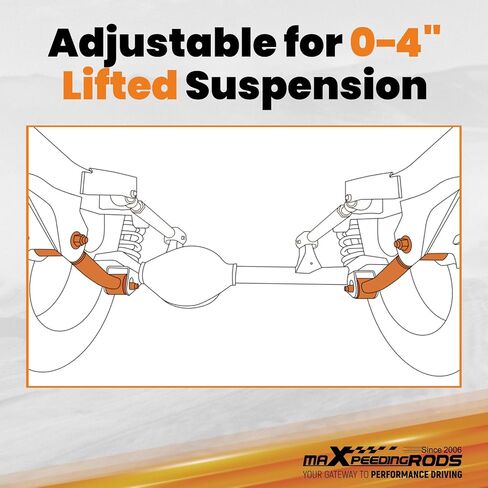 maXpeedingrods Adjustable for 0-4" Lift Front Lower Control Arms for Jeep Wrangler TJ 1997-2006, Cherokee XJ 1984-2001, Grand Cherokee ZJ 1993-1998 in Saudi Arabia