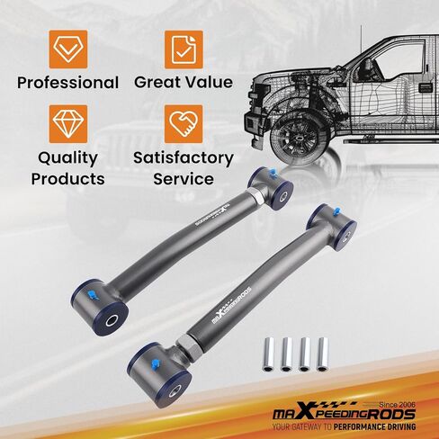 maXpeedingrods Adjustable for 0-4" Lift Front Lower Control Arms for Jeep Wrangler TJ 1997-2006, Cherokee XJ 1984-2001, Grand Cherokee ZJ 1993-1998 in Saudi Arabia