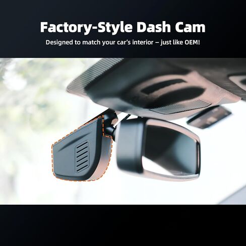4K Dash Cam for Ford F150/F250, Factory-Style Seamless Dash Camera for Cars, Night Vision with 150° Wide Angle, Loop Recording, G-Sensor, App Control, Easy to Install, Plug and Go, 128GB Card in Kuwait