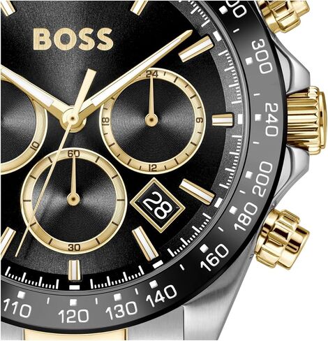 ساعة BOSS Hero 2.0 للرجال، سوار من الفولاذ المقاوم للصدأ 5B ساعة حديثة وأنيقة - هدية له 44 ملم in Saudi Arabia