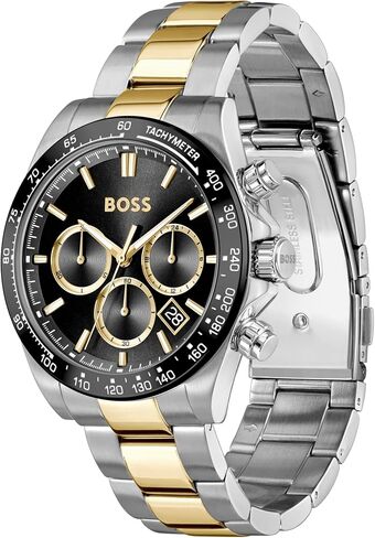 ساعة BOSS Hero 2.0 للرجال، سوار من الفولاذ المقاوم للصدأ 5B ساعة حديثة وأنيقة - هدية له 44 ملم in Saudi Arabia