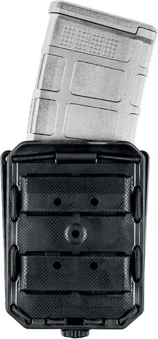 حالة مجلة Hero’s Pride Flex OWB Double AR - ملائمة عالمية مع محول الحزام الدوار - مجلات واحدة أو مزدوجة المكدس AR ، 5.56 و .223 Mags - TAA متوافق in Kuwait